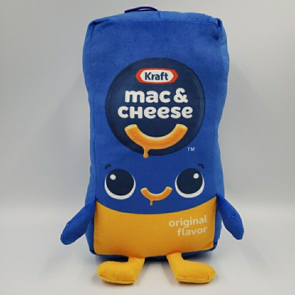 Kraft Mac & Cheese Box Plush Fiesta Stuffed 13” Toy Food Doll 2023 Pop Culture